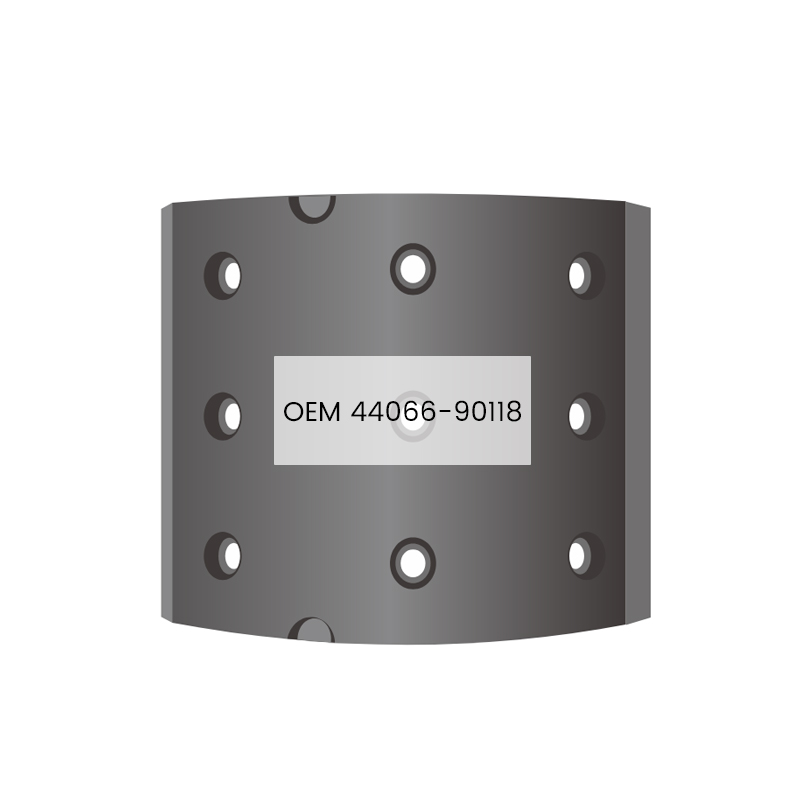 44066-90118 Lapisan rem Bagian sistem rem otomatis Ketebalan 17mm untuk NISSAN